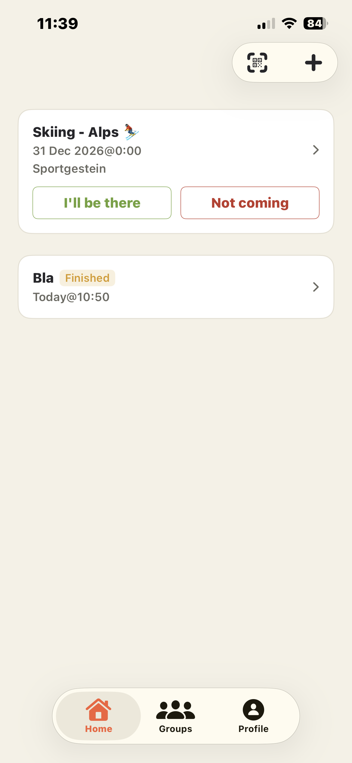 Blendeen Home tab